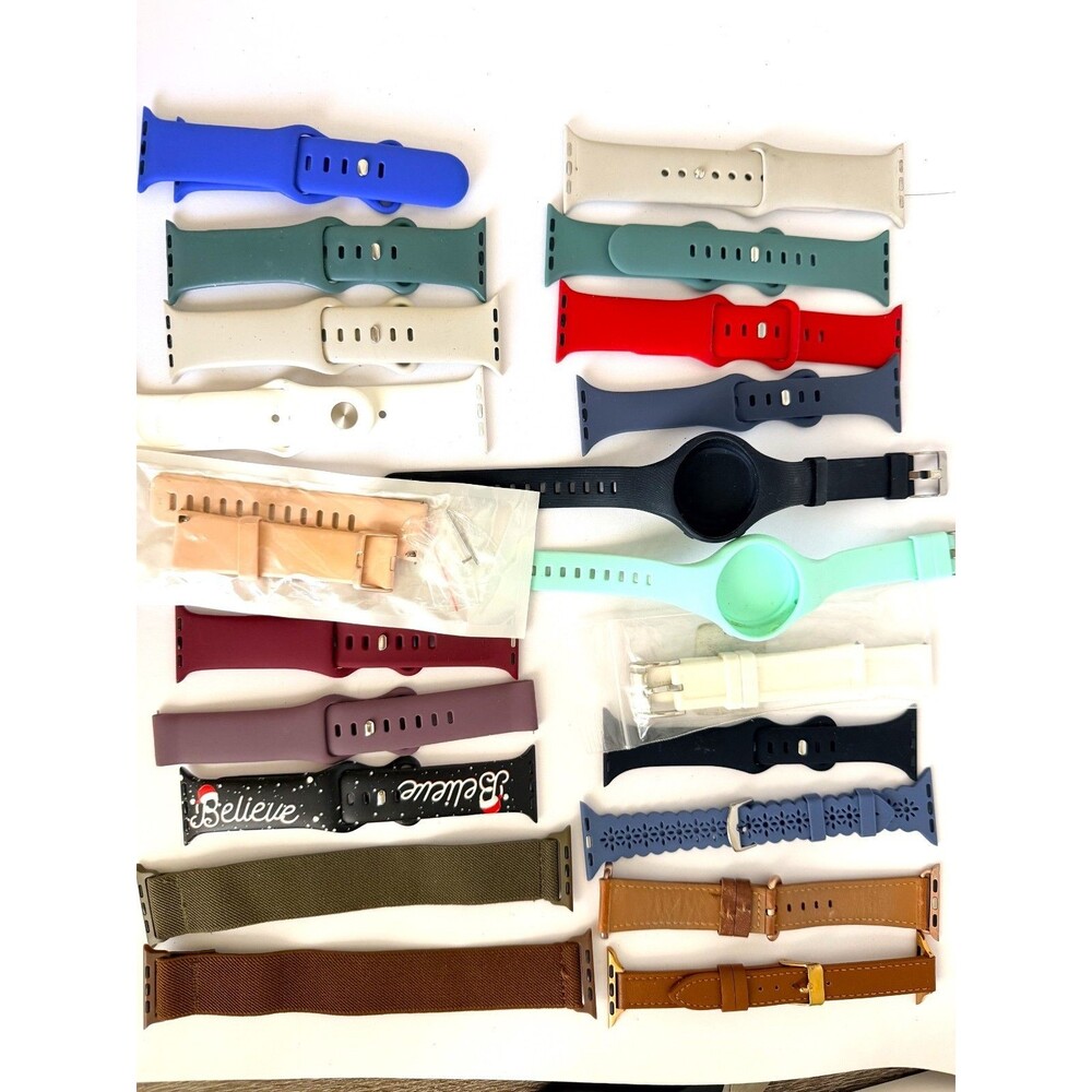 Apple Watch & Smartwatch Bands Mixed Lot – 21 New NWOT Replacement Straps